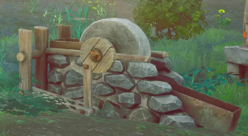 Placed Grindstone station in RuneScape: Dragonwilds